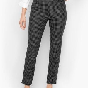 Talbots Chatham Ankle Pants Houndstooth, Size 16W